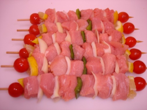 brochettes de veau